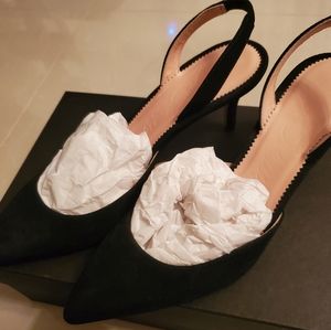 Colette slingback pumps in suede